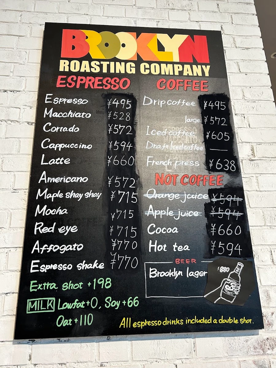 Brooklyn Roasting Company Tokyo International Forum メニュー写真 8
