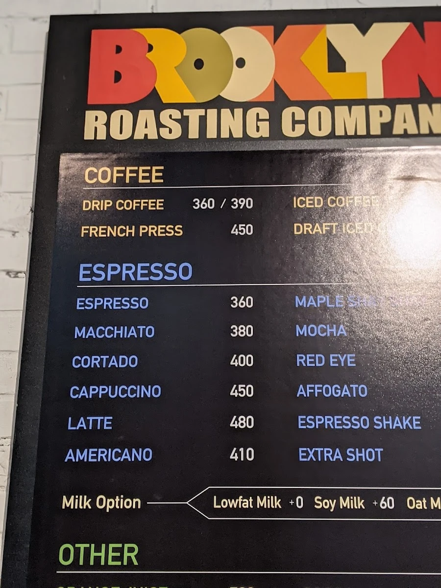 Brooklyn Roasting Company Tokyo International Forum メニュー写真 16