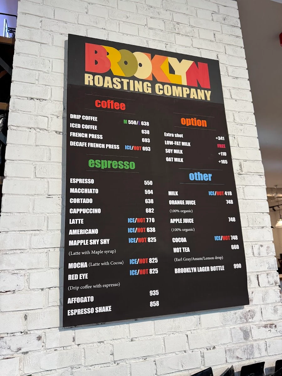 Brooklyn Roasting Company Tokyo International Forum メニュー写真 3