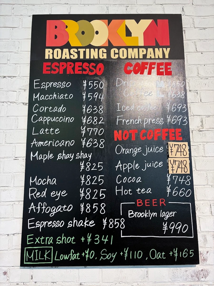 Brooklyn Roasting Company Tokyo International Forum メニュー写真 4